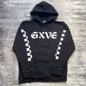 GXVE Pullover Hoodie Sweatshirt Gwen Stefani Beauty Lux Black Goth Punk Adult M